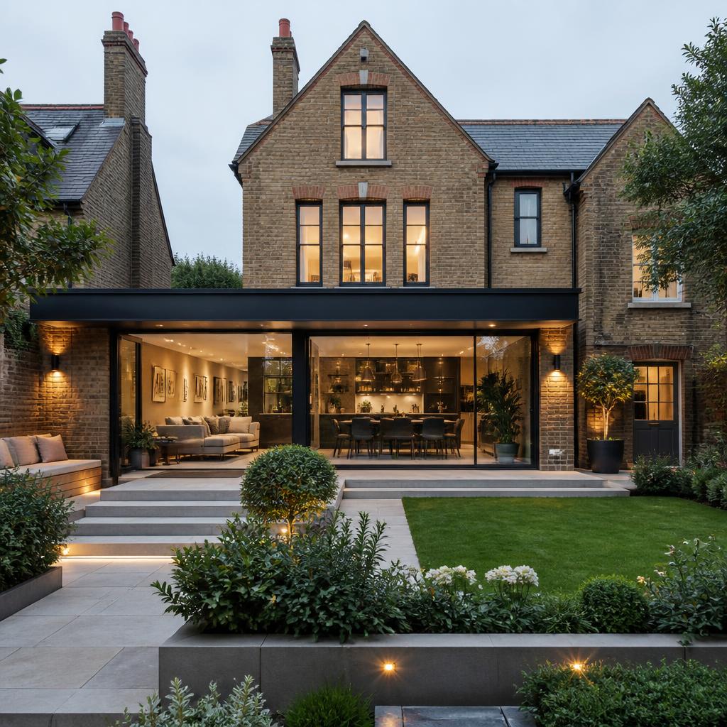 Renovated period home with a contemporary extension