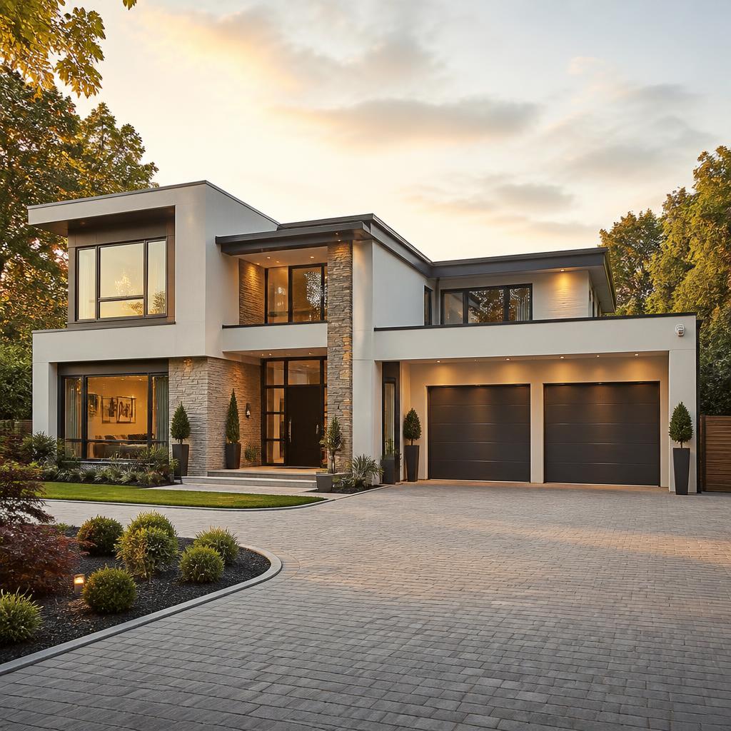 Contemporary new build home